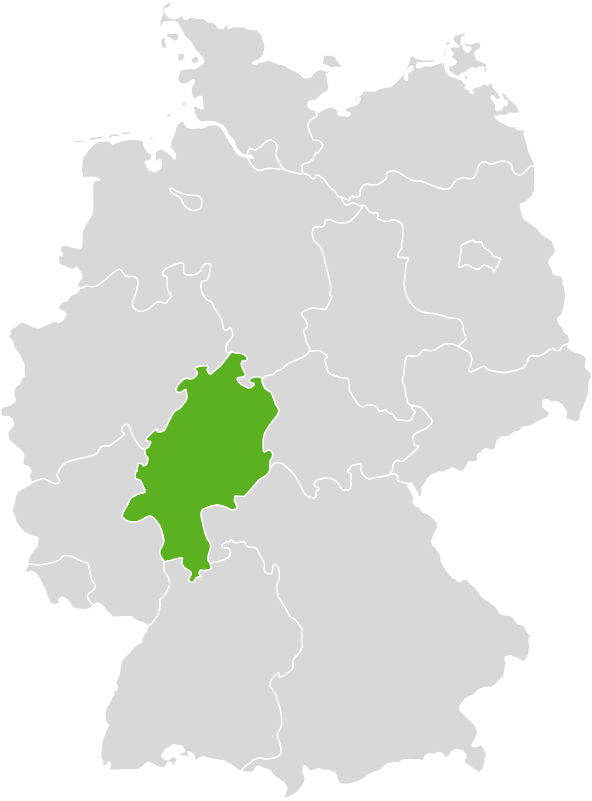 Deutschland-Karte – Rhein-Main-Gebiet